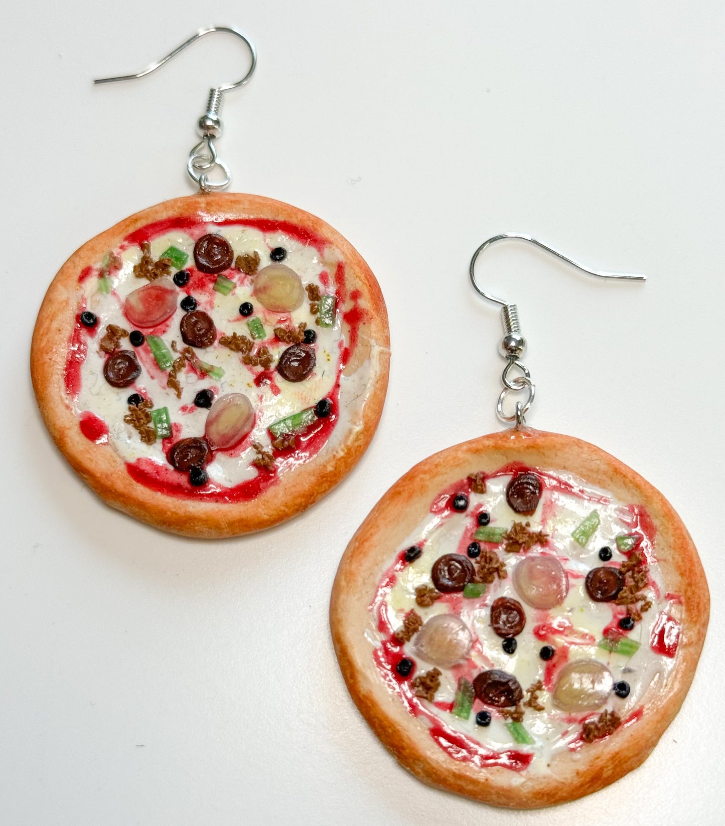 Pizza Earrings