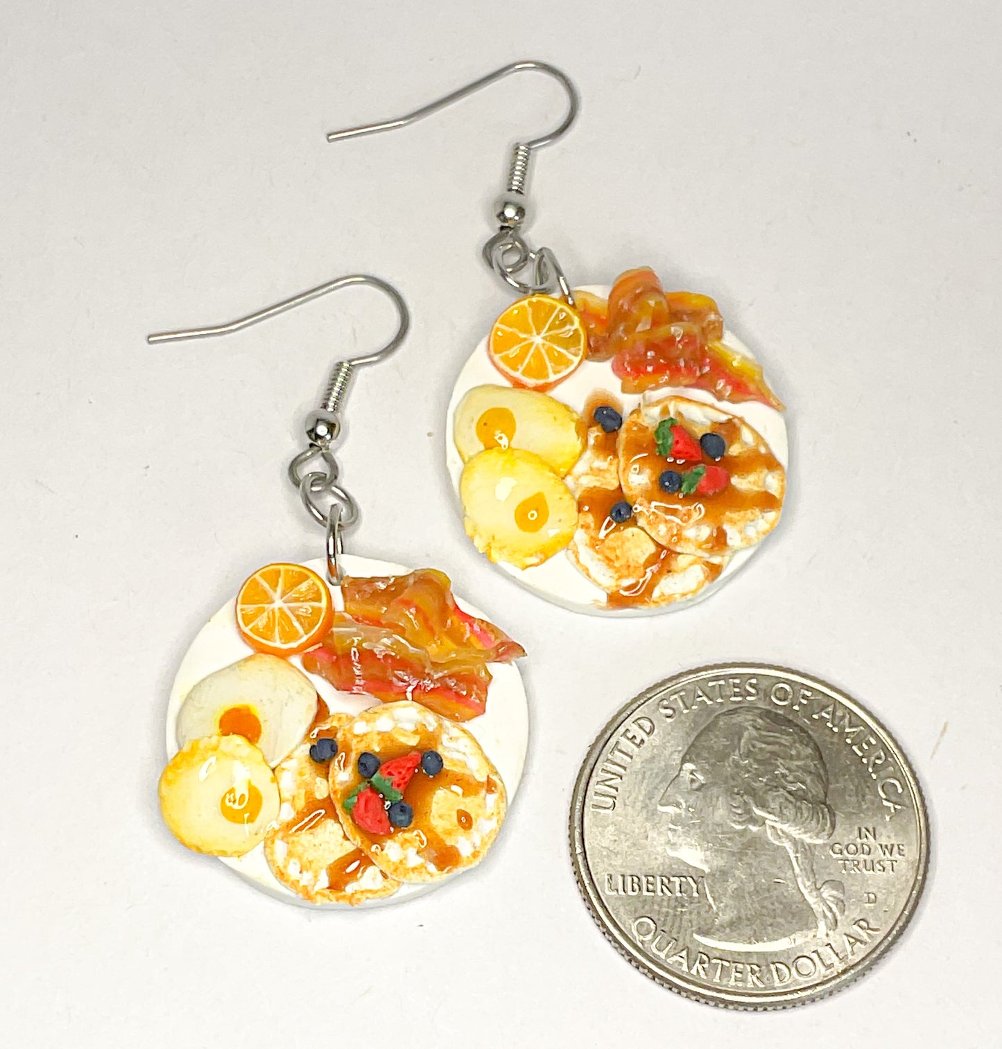 Breakfast Plate Earrings