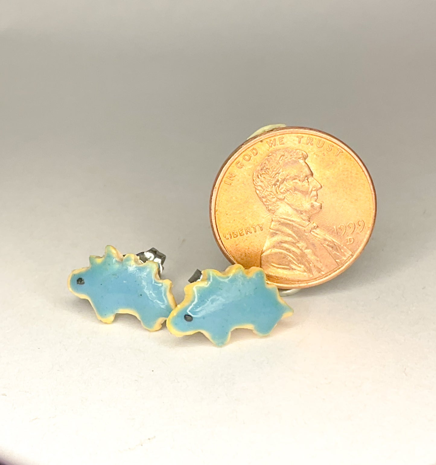 Dinosaur Cookie Earrings