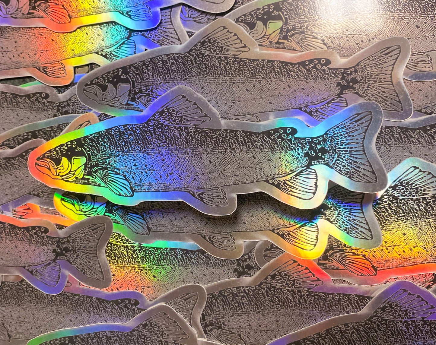 Brook Trout Holographic Sticker