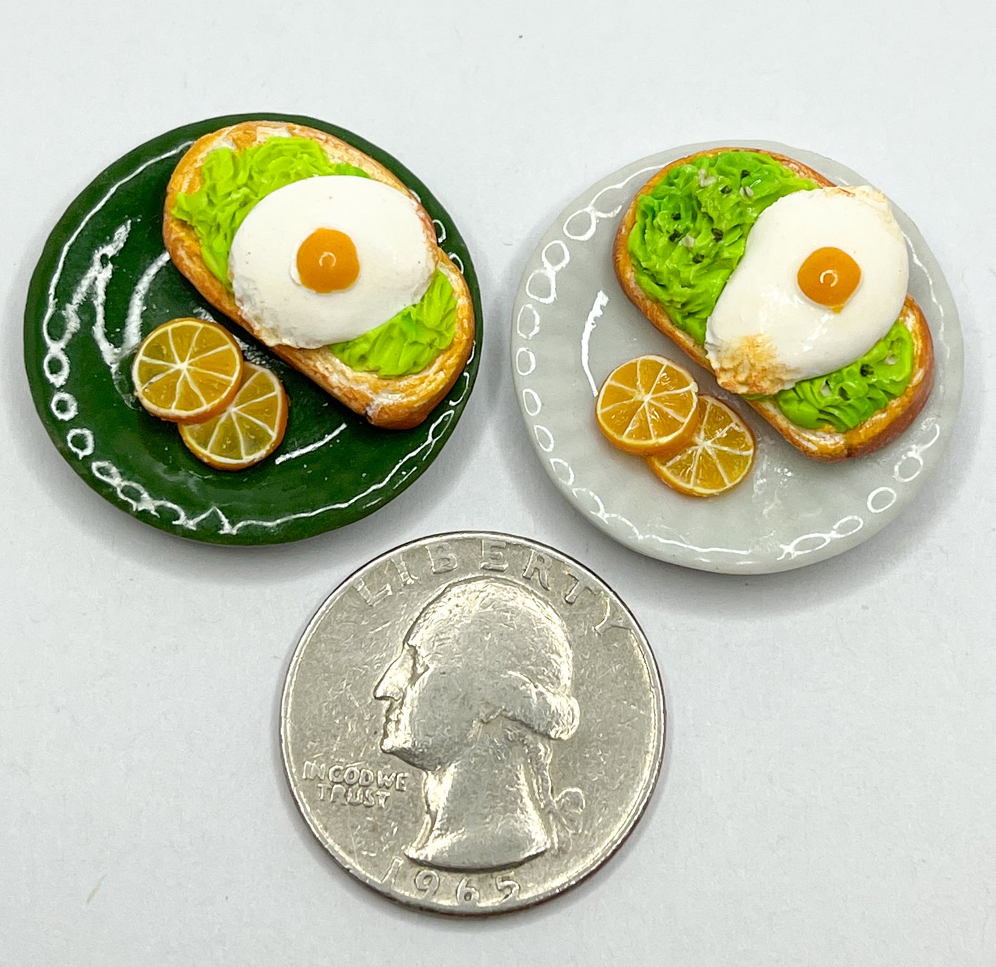 Avocado Toast Plate Miniature
