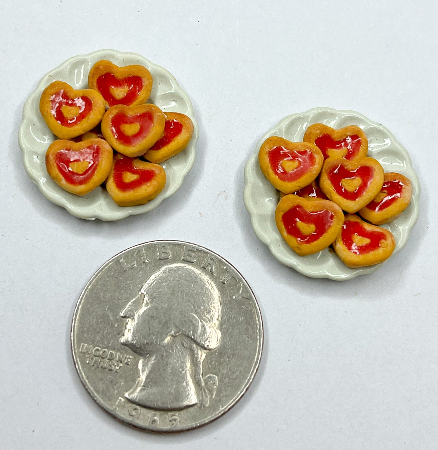 Heart Cookie Plate Miniature