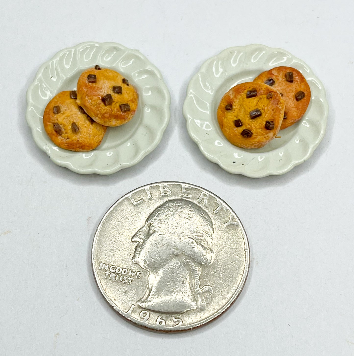 Plated Chocolate Chip Cookie Miniature