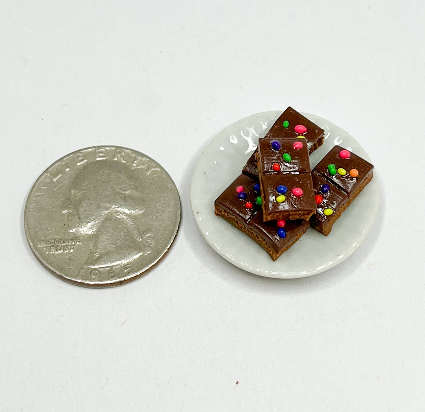 Plated Brownie Miniatures
