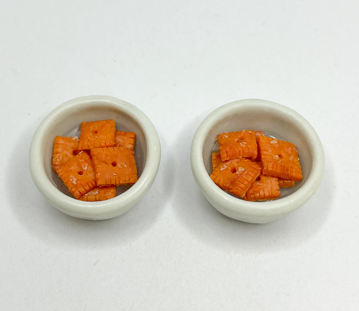 Bowl of crackers miniature