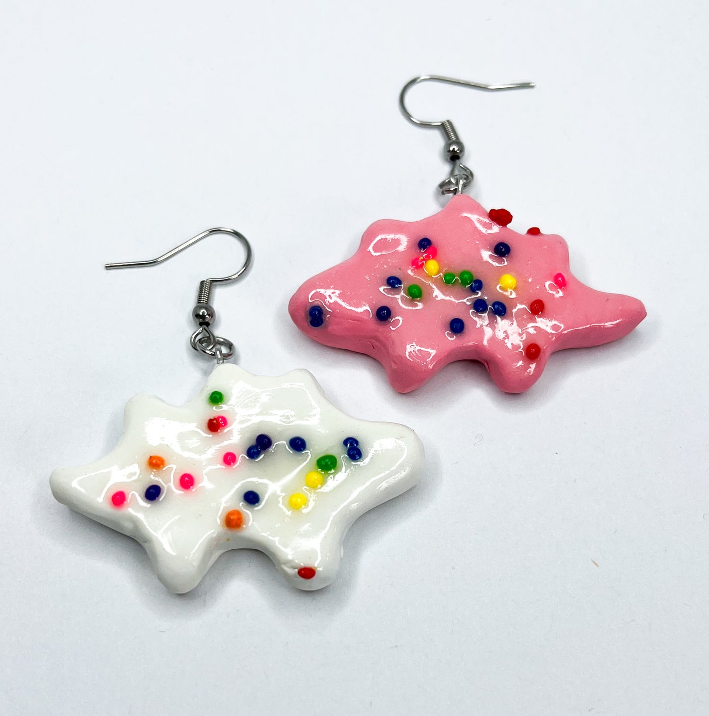 Stegosaurus Frosted Earrings