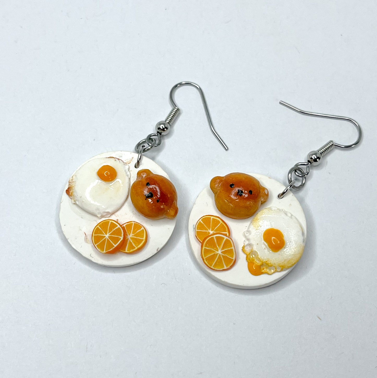 Breakfast Bun Earrings