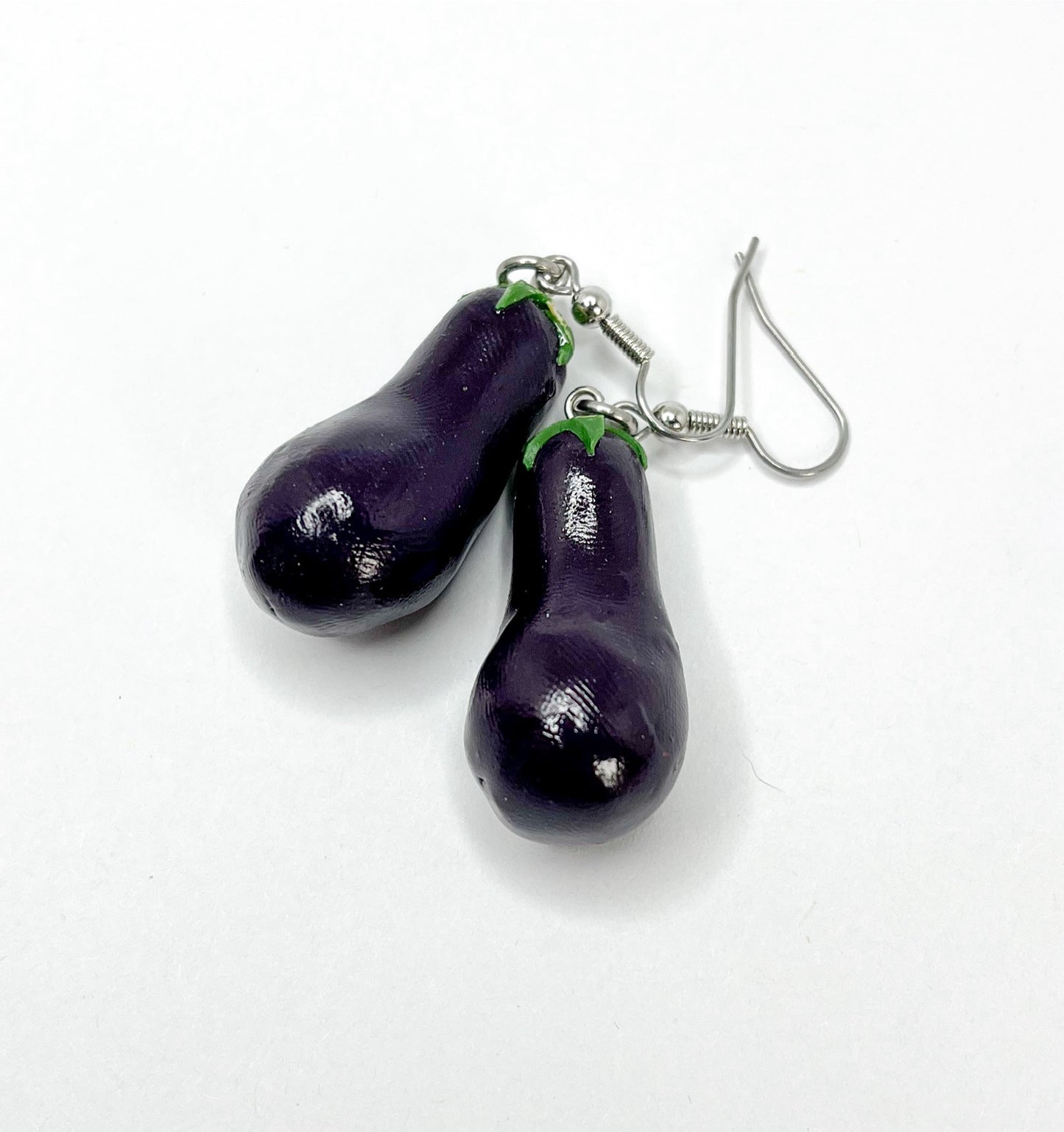 Eggplant Earrings