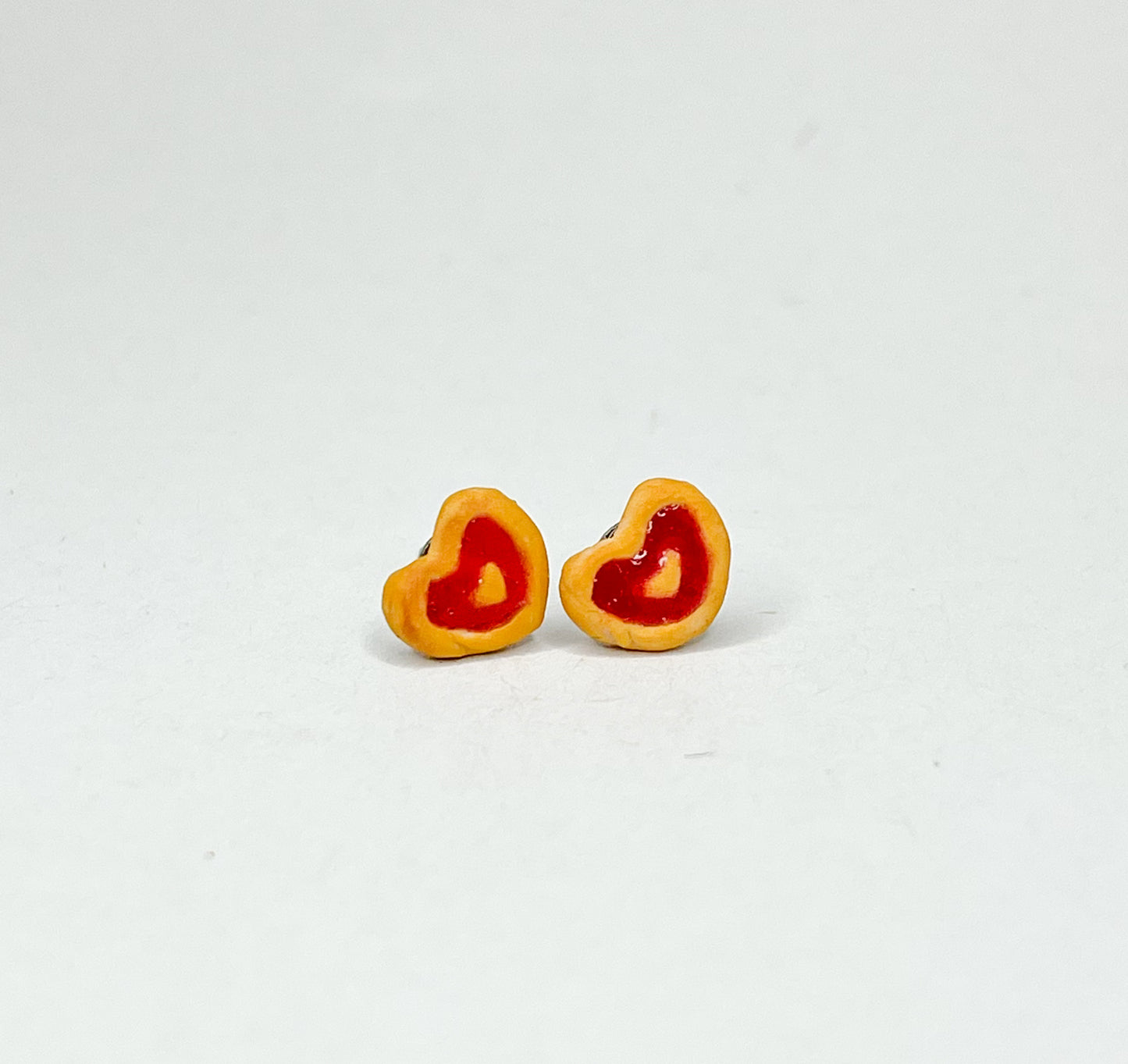 Heart Cookie Studs