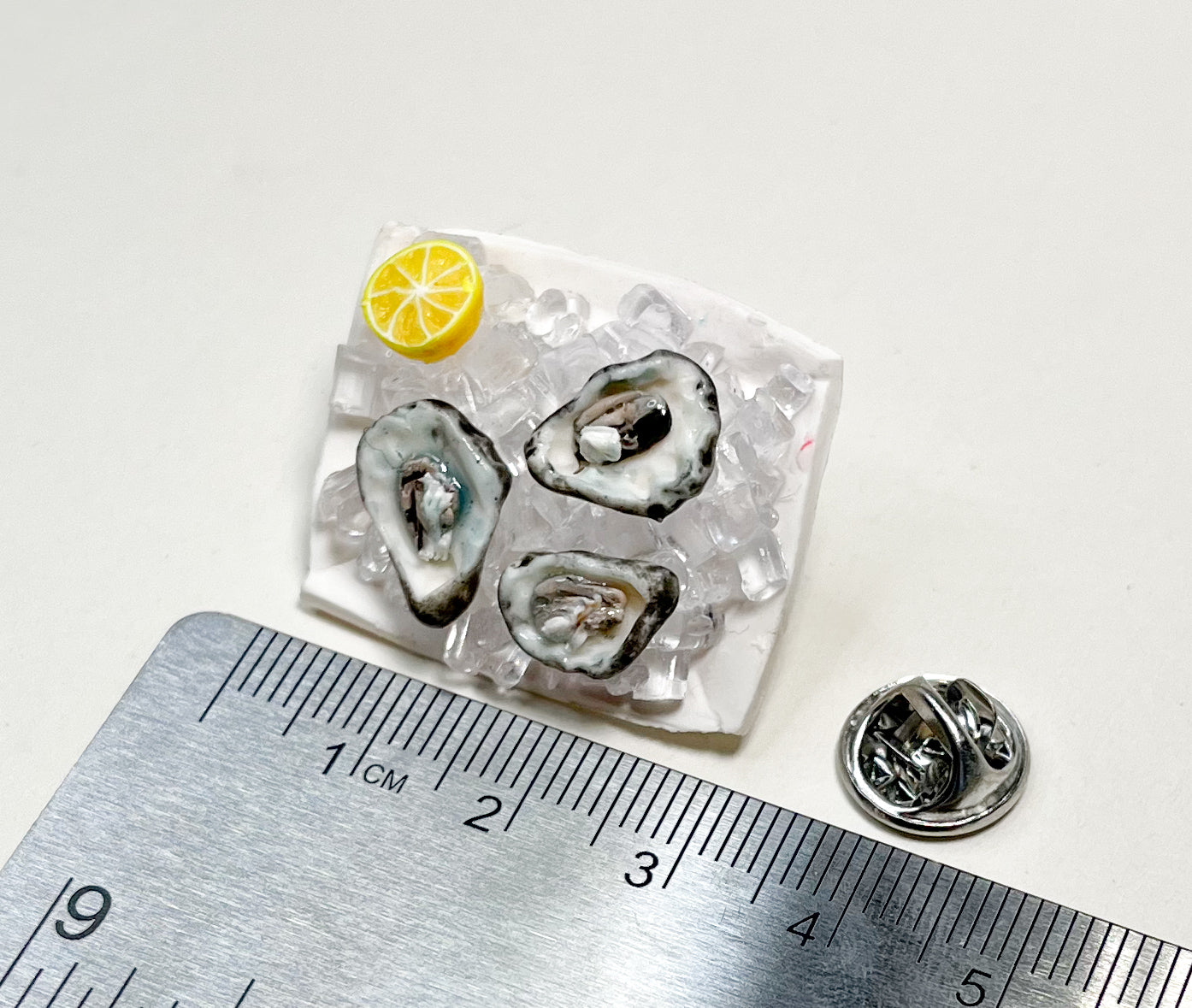 Oysters on Ice Pin