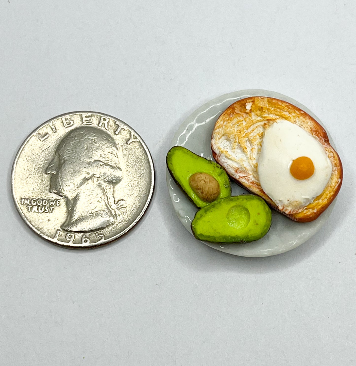 Avocado Breakfast Plate Miniature