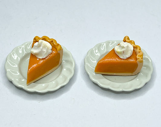 Pumpkin Pie plate Miniature