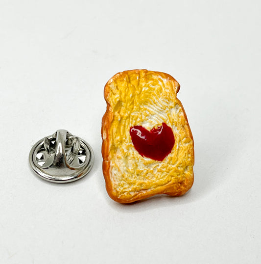 Heart Jam Toast Pin