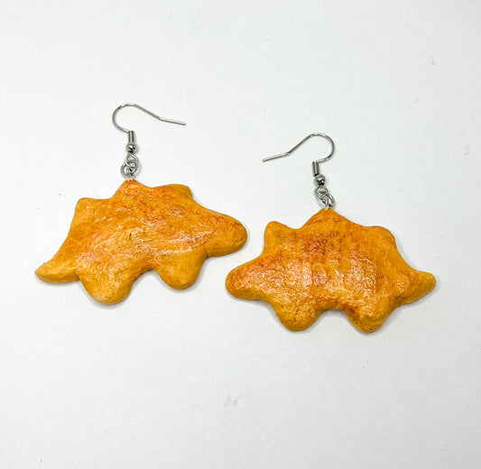 Stegosaurus Dino Nugget Earrings