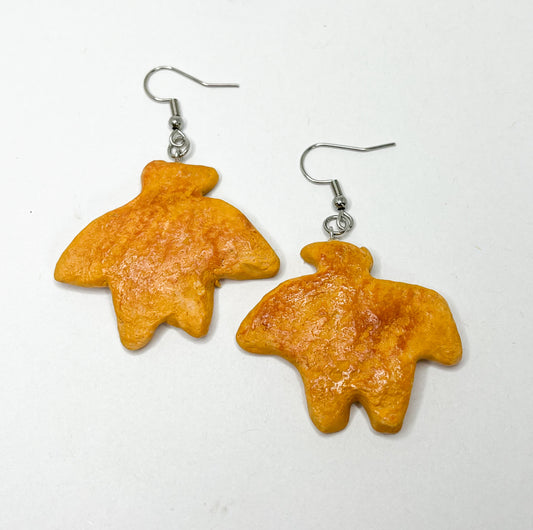 Pterodactyl Dino Nugget Earrings