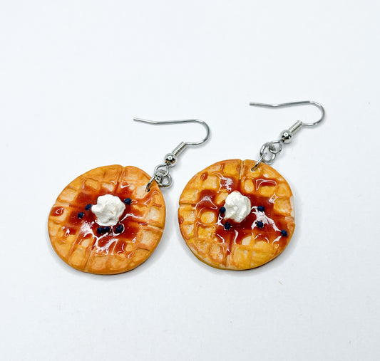 Waffle Earrings