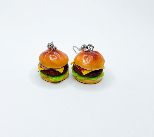 Hamburger Earrings