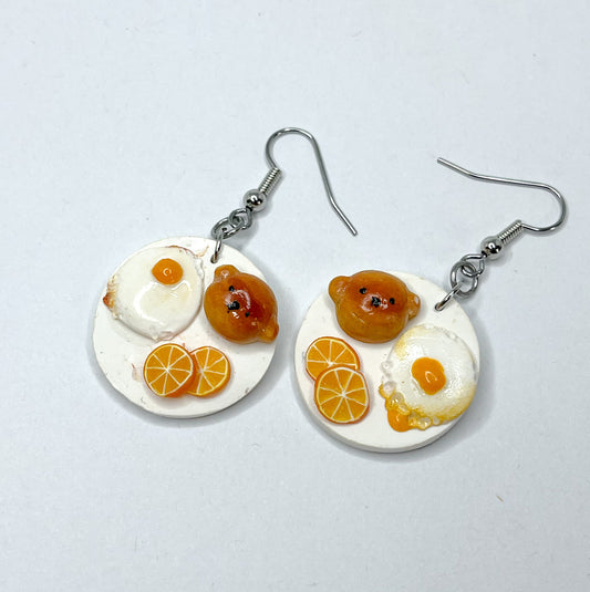 Breakfast Bun Earrings