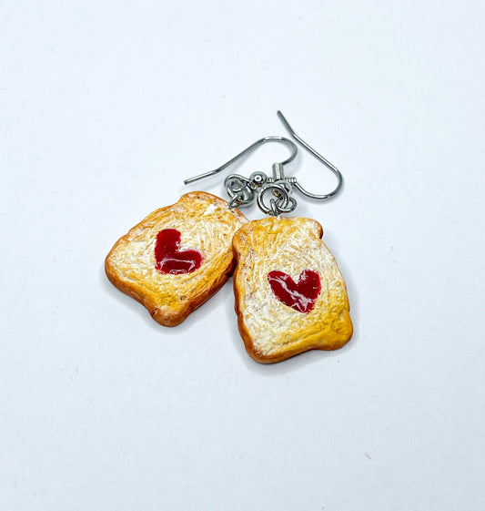Heart Toast Earrings