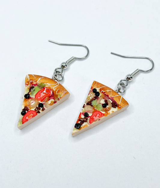 Supreme Pizza Earrings