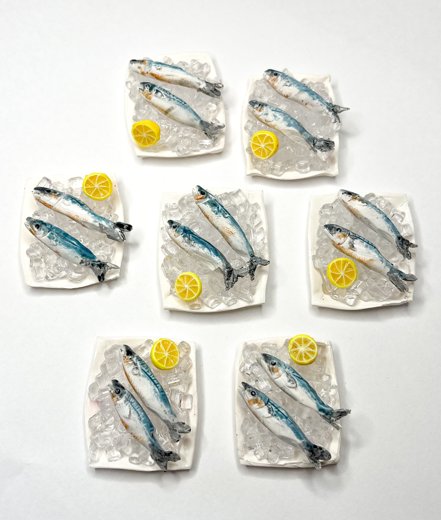 Frozen fish on ice Miniature