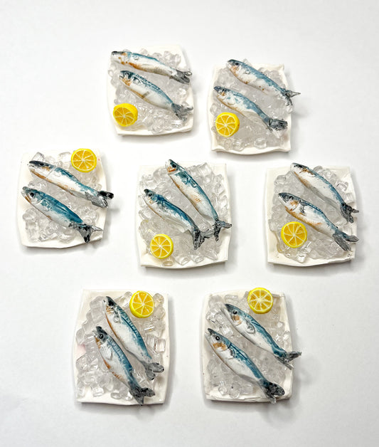 Frozen fish on ice Miniature