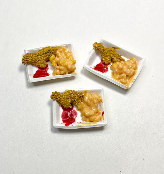 Mac and Cheese with Dino Nugget Miniature