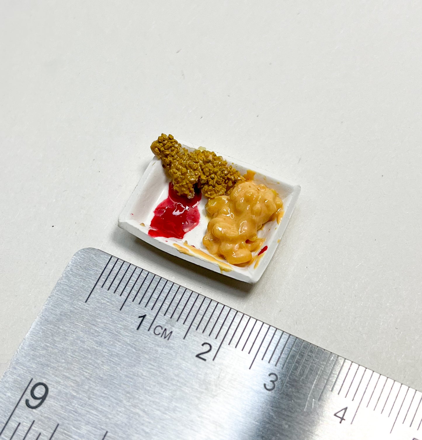 Mac and Cheese with Dino Nugget Miniature