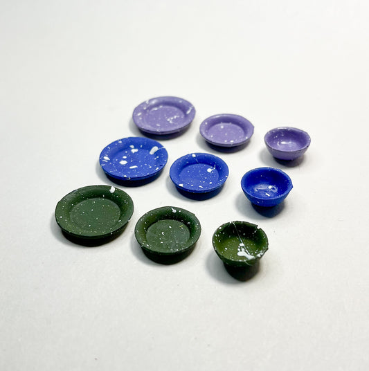 Splatter Ware Dish Set Miniatures