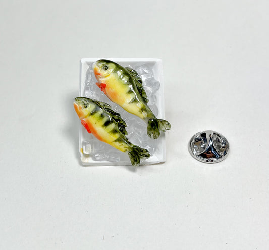 Fish on Ice Pin