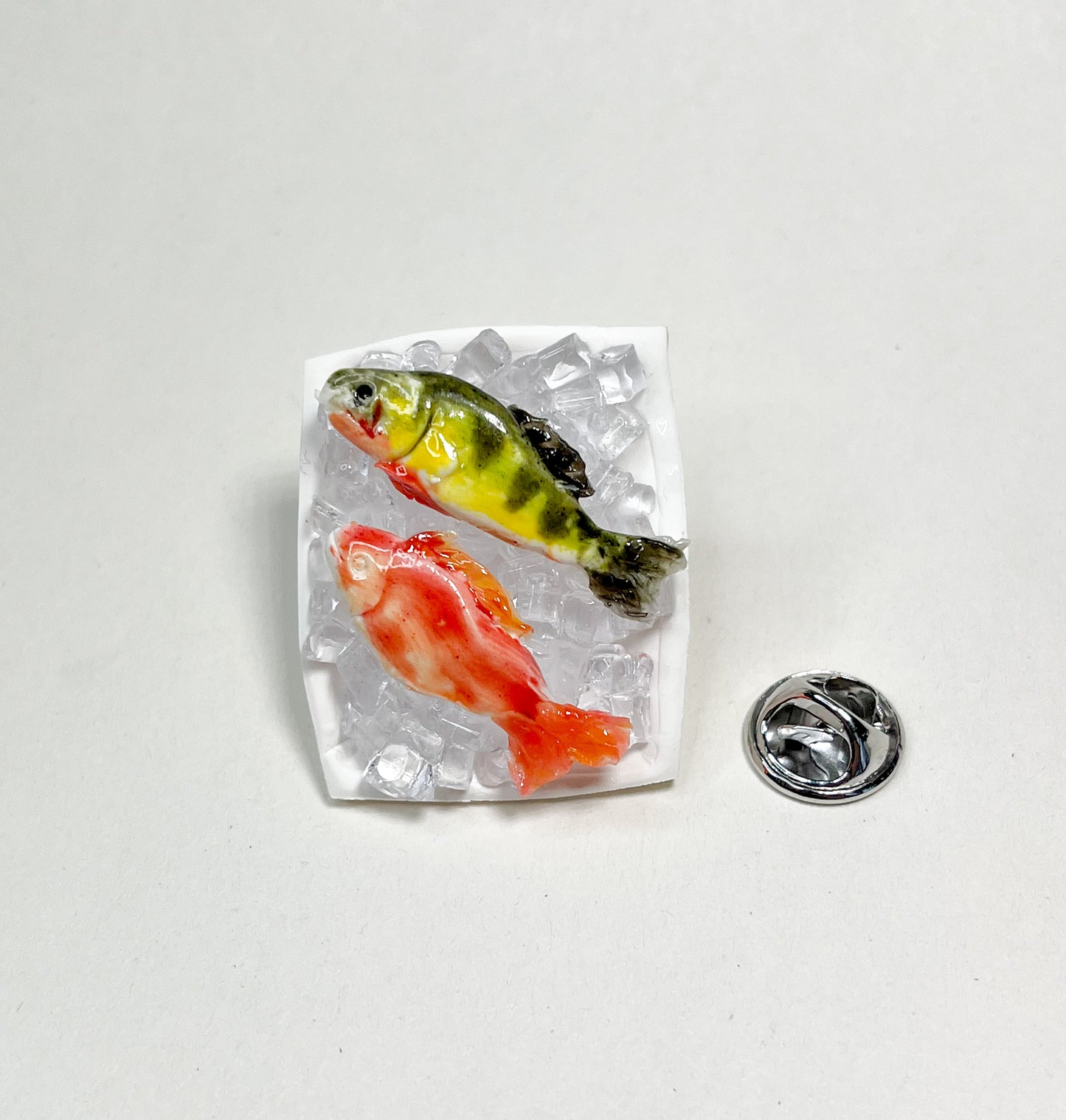 Fish on Ice Pin