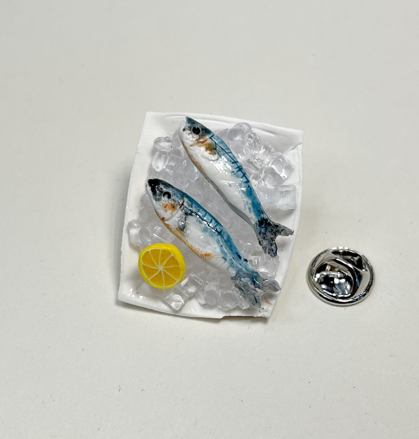 Fish on Ice Pin