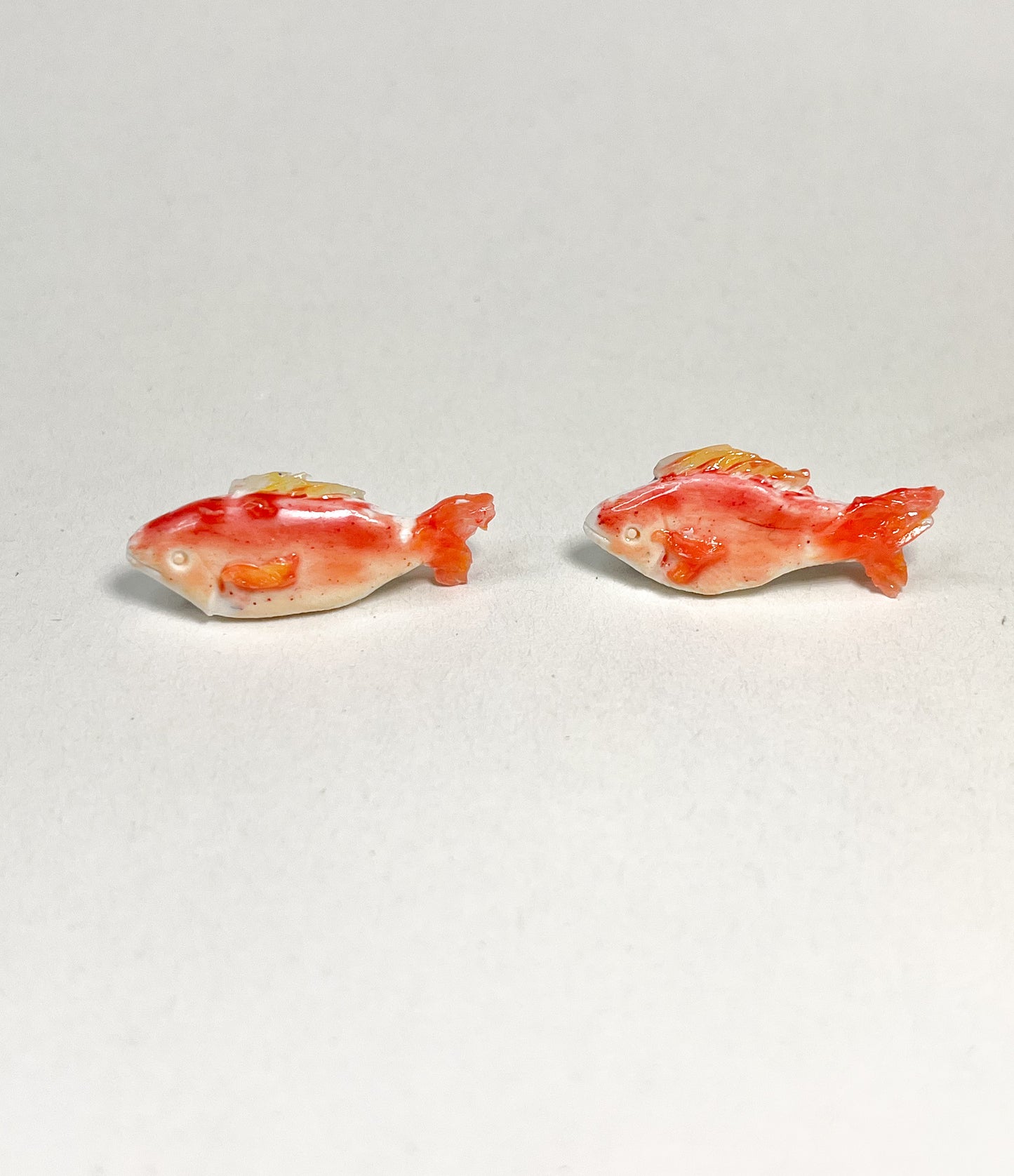 Red Fish Earrings
