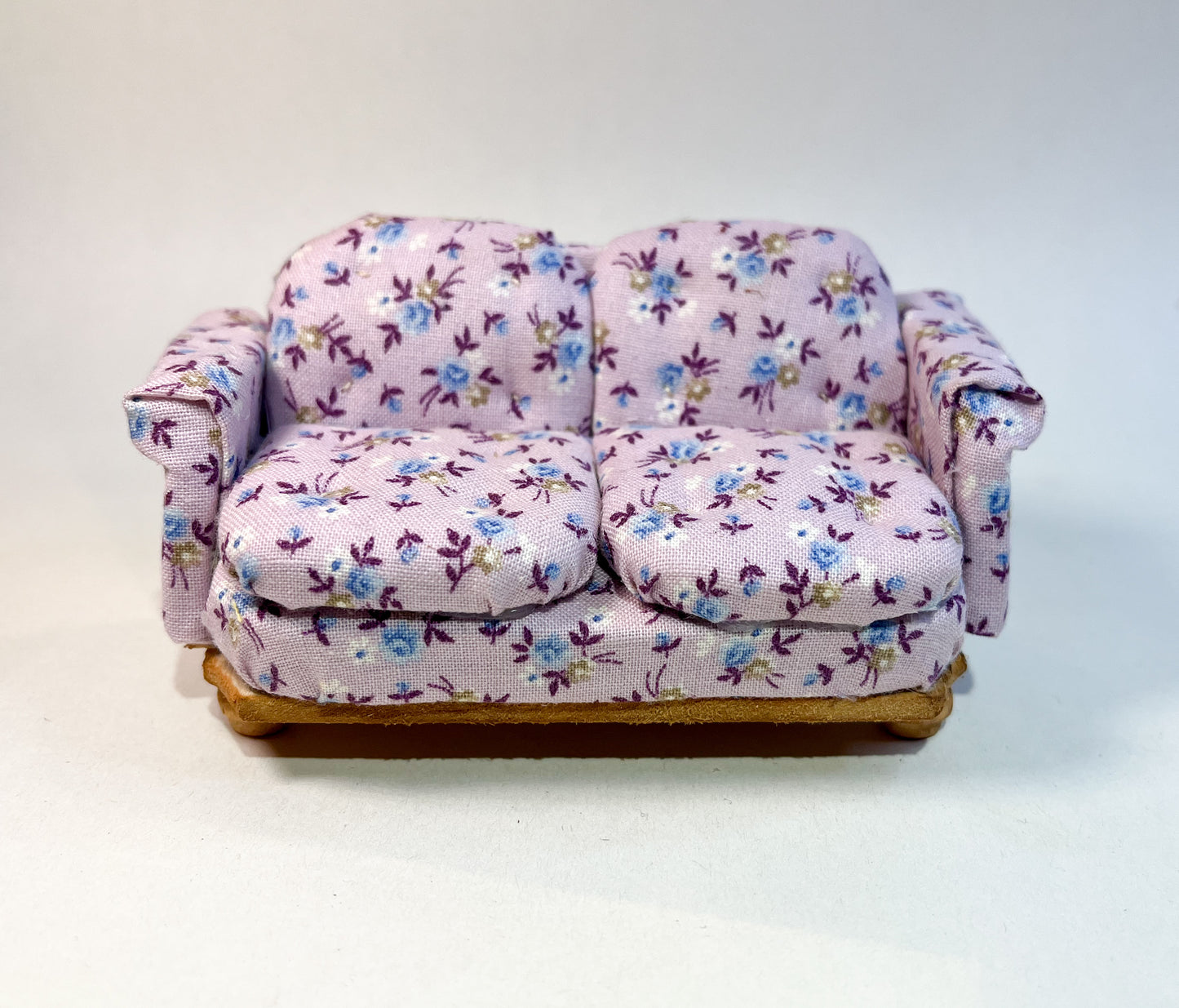 Purple Floral Medium Couch