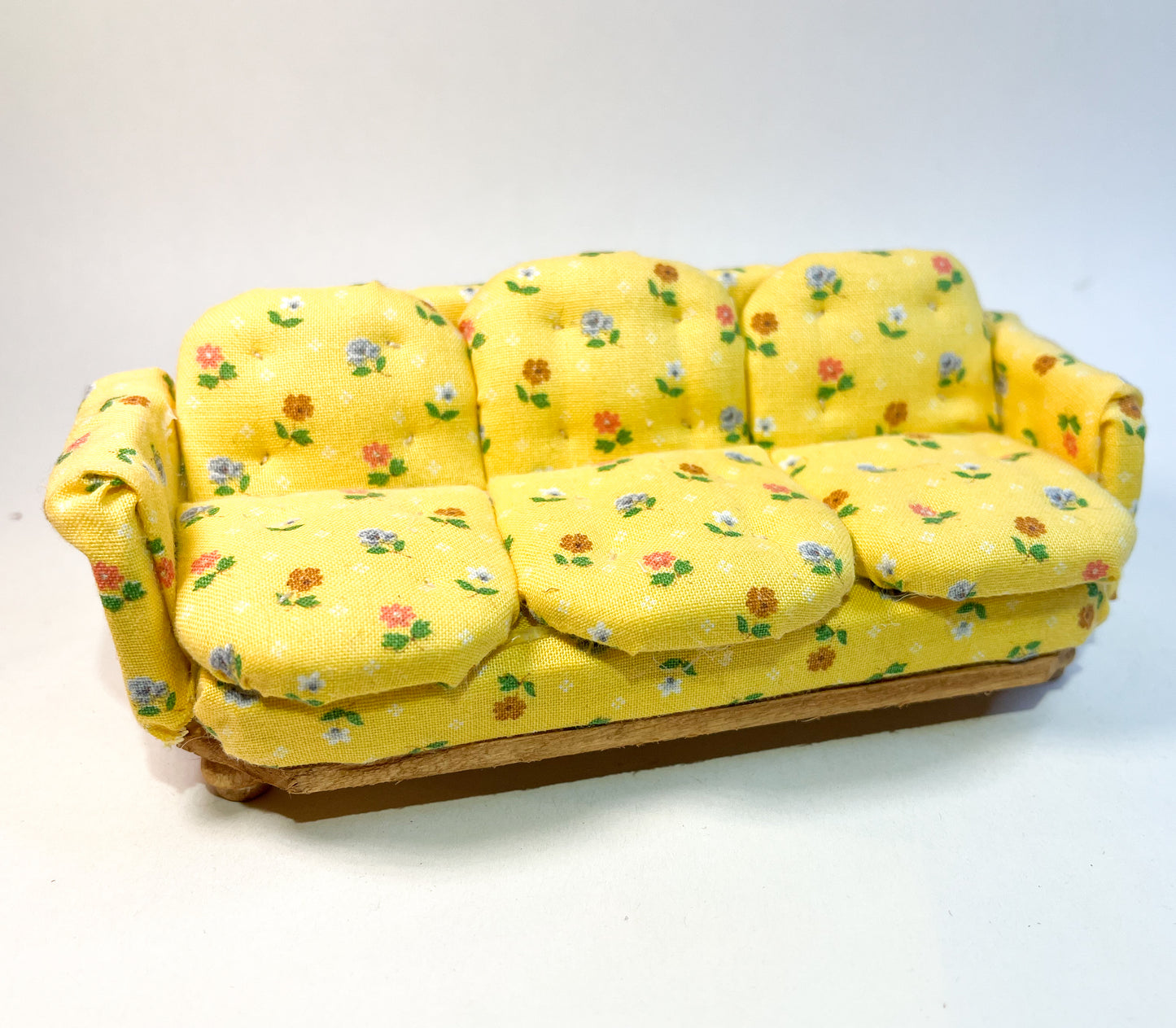 Yellow Large Couch (Tufted)