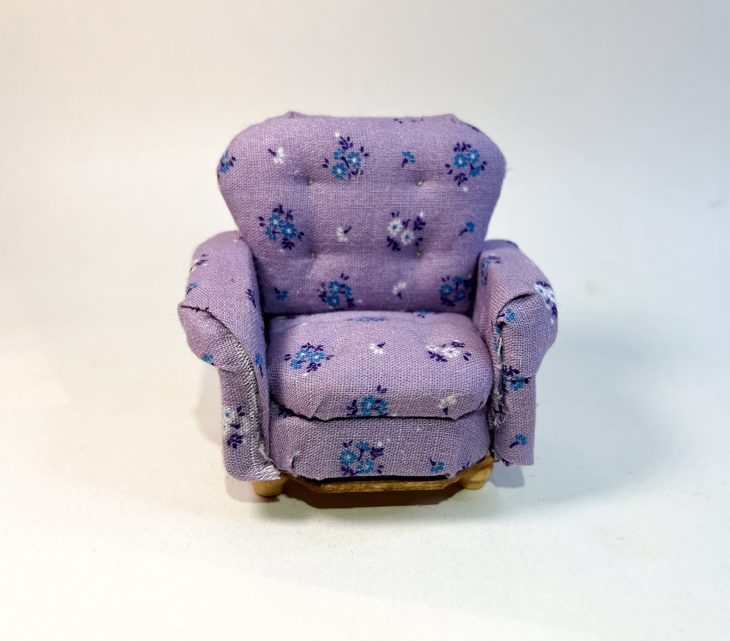 D Purple Floral Sofa Chair
