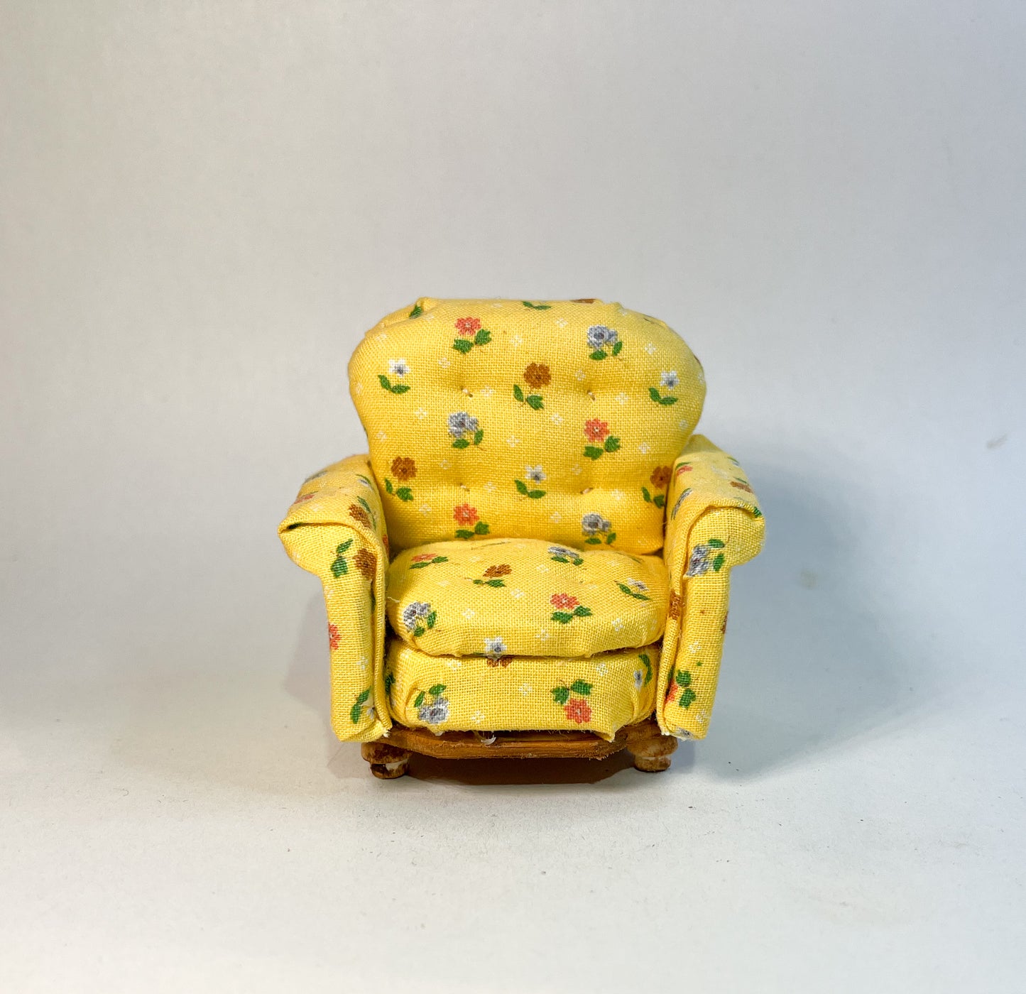 Yellow Sofa Chair (Tufted)
